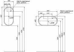 Aquanet Зеркало Монте 45x90 – фотография-3